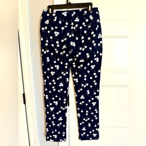 Boden Richmond Pants 7/8 Floral Size 6